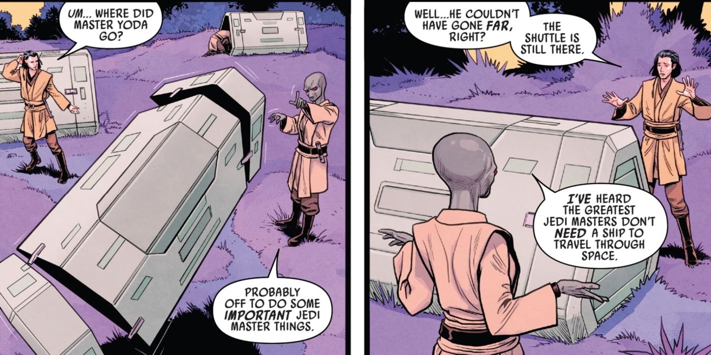 Padawans talking about strong Jedi.
