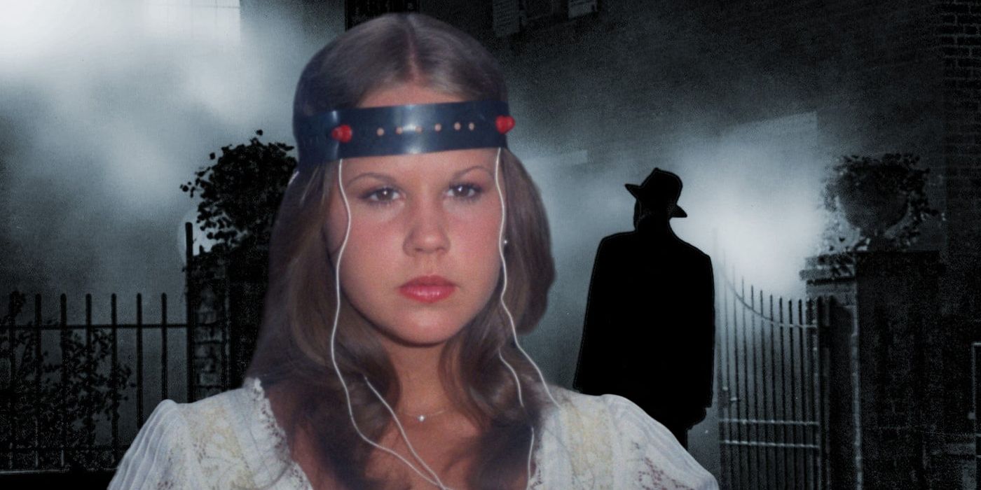 Linda Blair from The Exorcist II Superimposed Over The Exorcist Sidewalk
