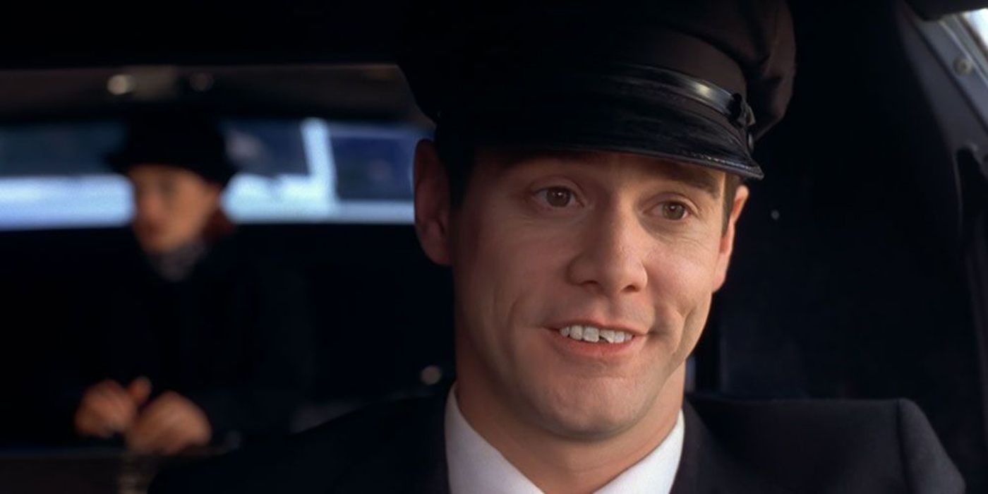 Lloyd as a driver in Dumb & Dumber.