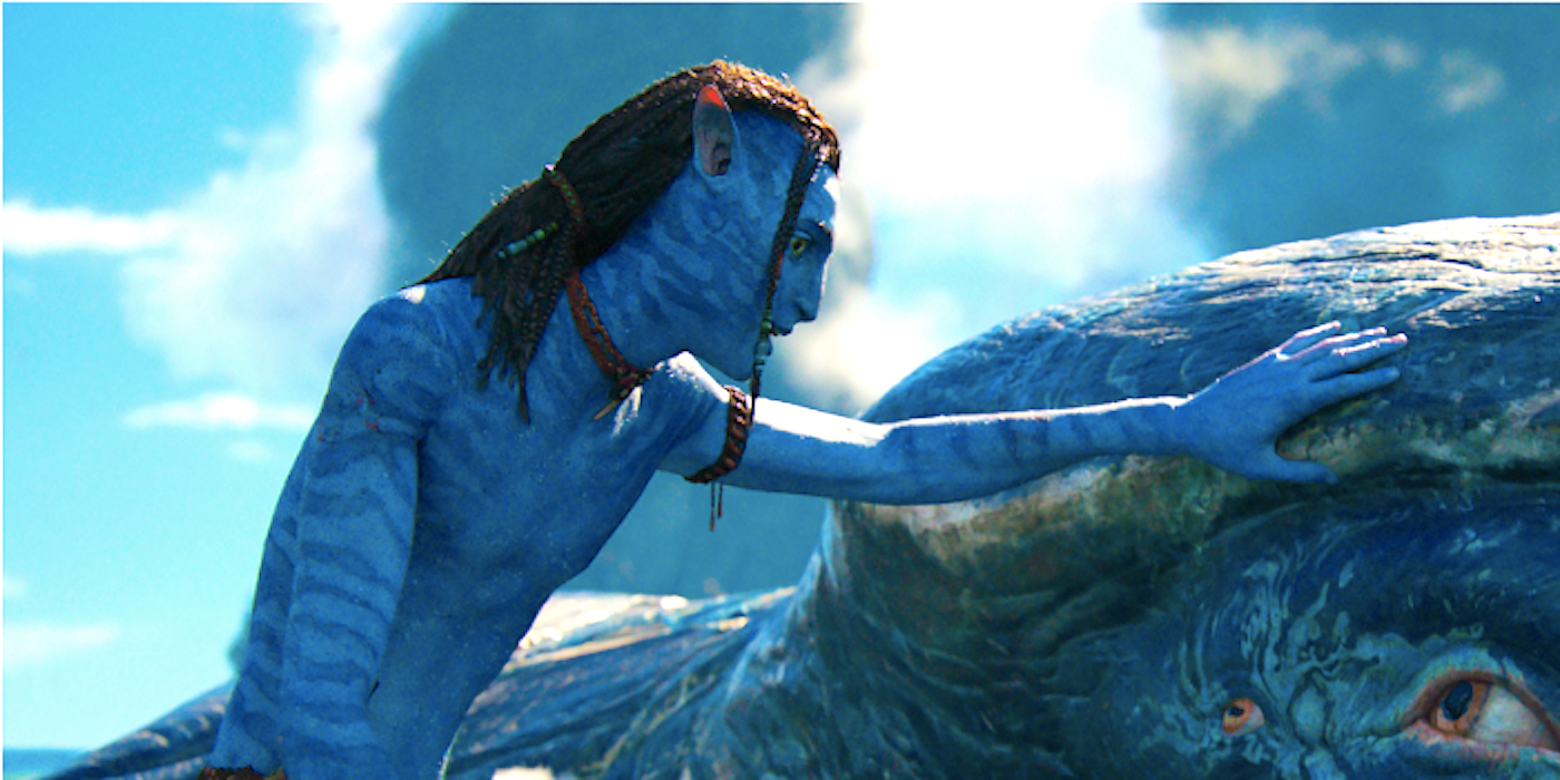 Lo'ak and Payakan in Avatar: Way of the Water