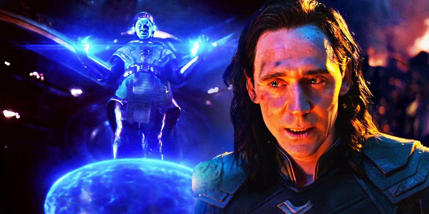 Kang the Conqueror in Quantumania and Loki in Avengers Infinity War