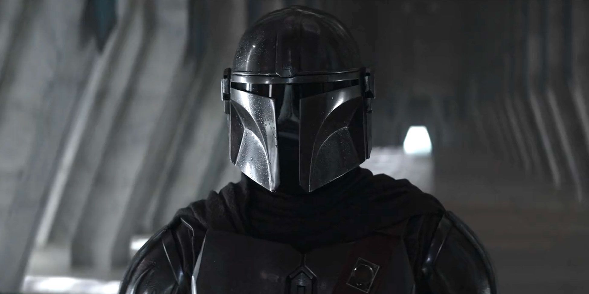 Mando in a castle in The Mandalorian