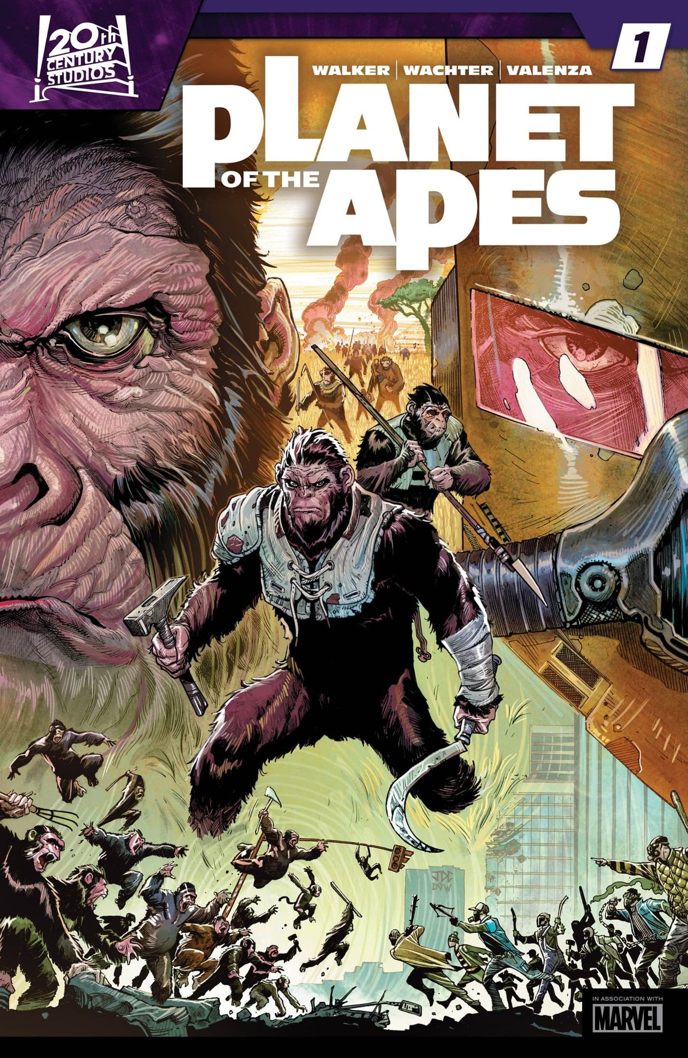 Marvel 20th Century Studios Planet of the Apes #1 Cover