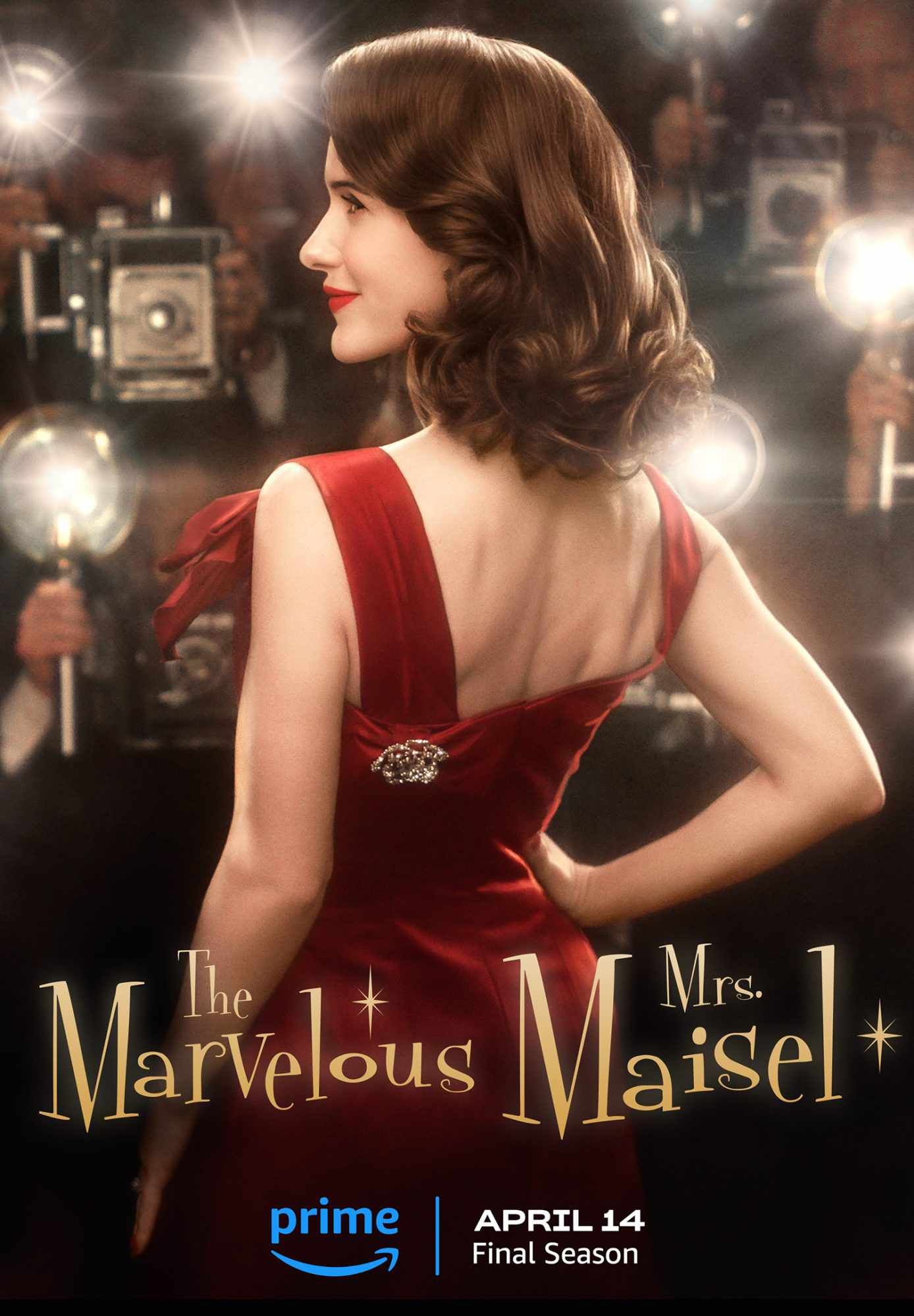 Pôster promocional da 5ª temporada da Marvelous Mrs Maisel