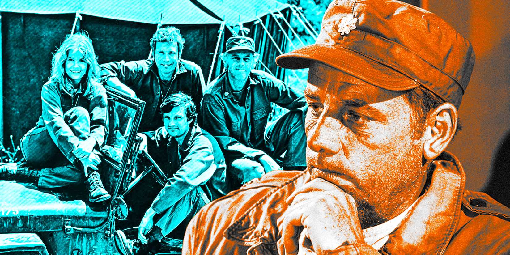 Collage of Henry Blake and MASH characters
