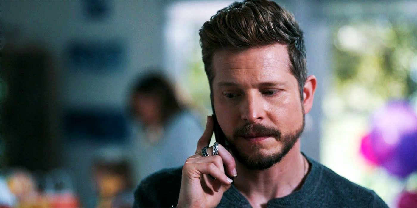 Matt Czuchry as Conrad Hawkins talking on the phone in The Resident season 6