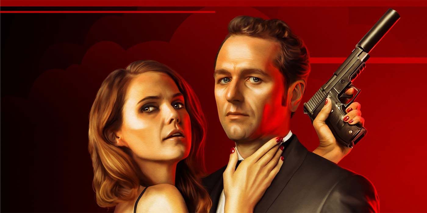 Matthew Rhys and Keri Russell in promotional image for The Americans season 6