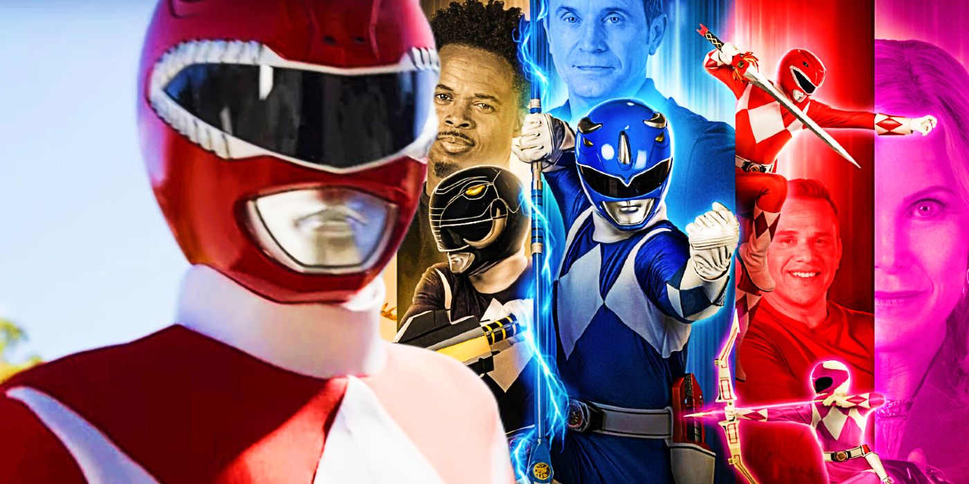 Mighty Morphin Power Rangers Once & Always' reunion poster and the Red Ranger