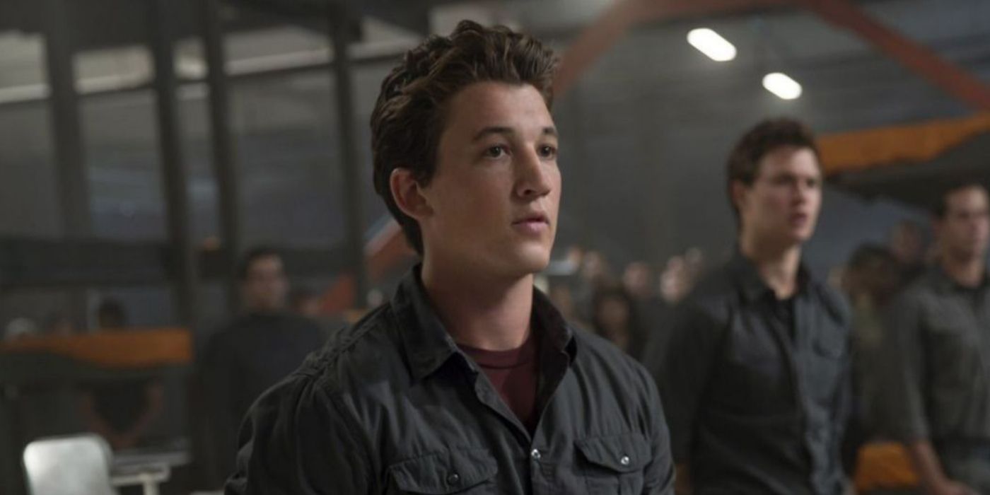 Miles Teller in Divergent.