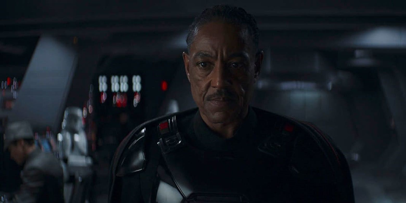 Moff Gideon on his ship in The Mandalorian