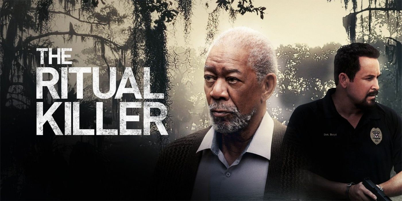 morgan freeman & cole hauser in the ritual killer poster