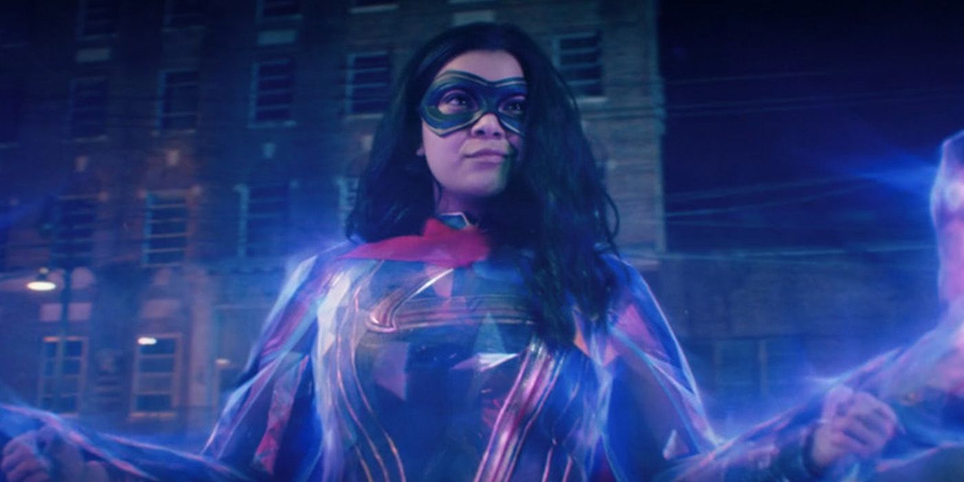 Ms. Marvel played by Imaan Vellani in the MCU