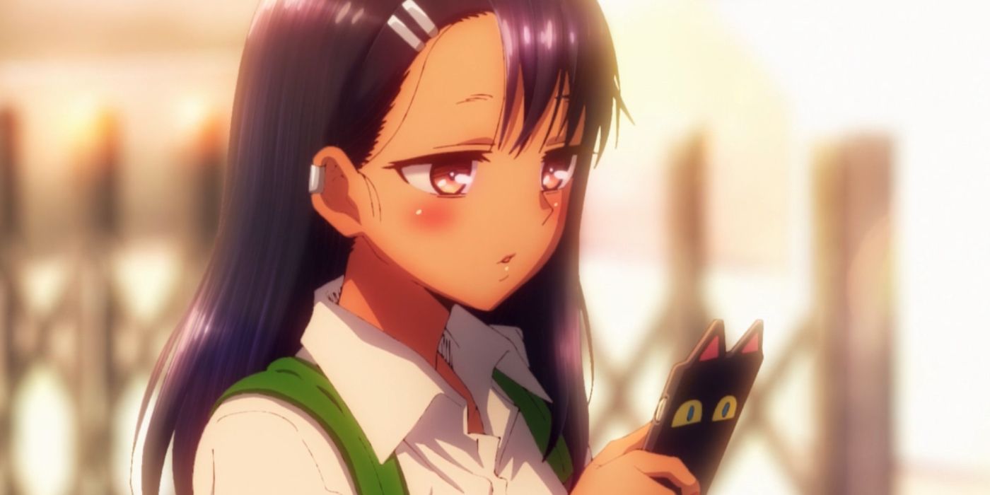 Nagatoro adiciona Senpai ao seu telefone em Don't Toy With Me Miss Nagatoro