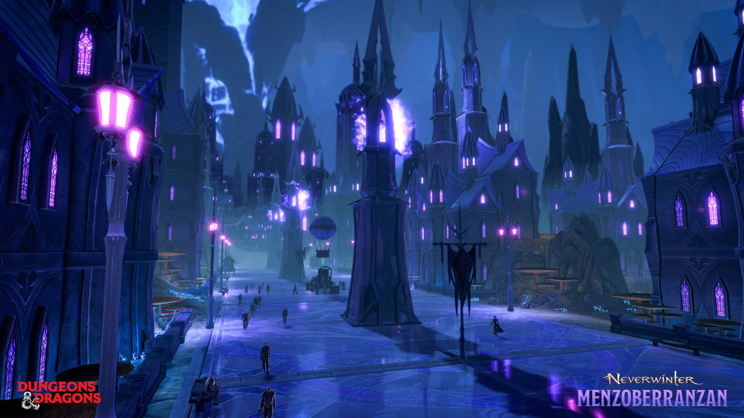 Neverwinter's city of Menzoberranzan in the Underdark.