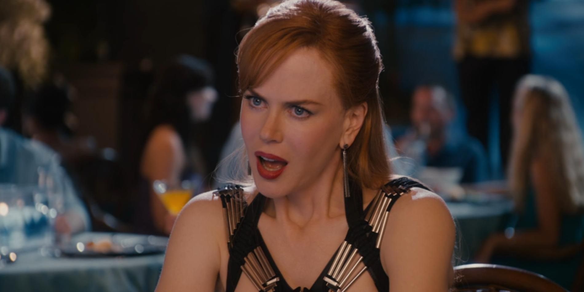 Nicole Kidman at a dinner table in Just Go with It