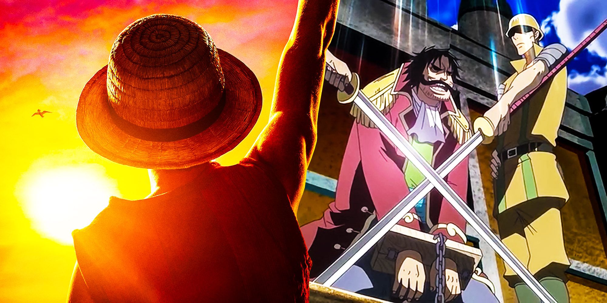 Who attended Roger's execution in One Piece?