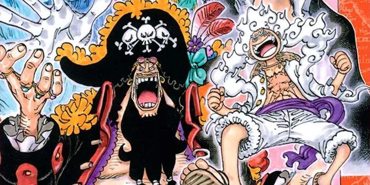 One Piece Volume 105 Capa Cropped Luffy Barba Negra