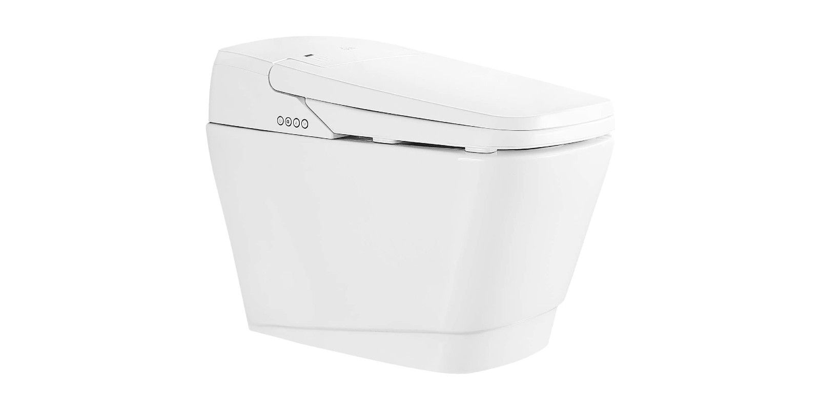 A photo showing the side view of the OVE Decors Vovo Smart Toilet