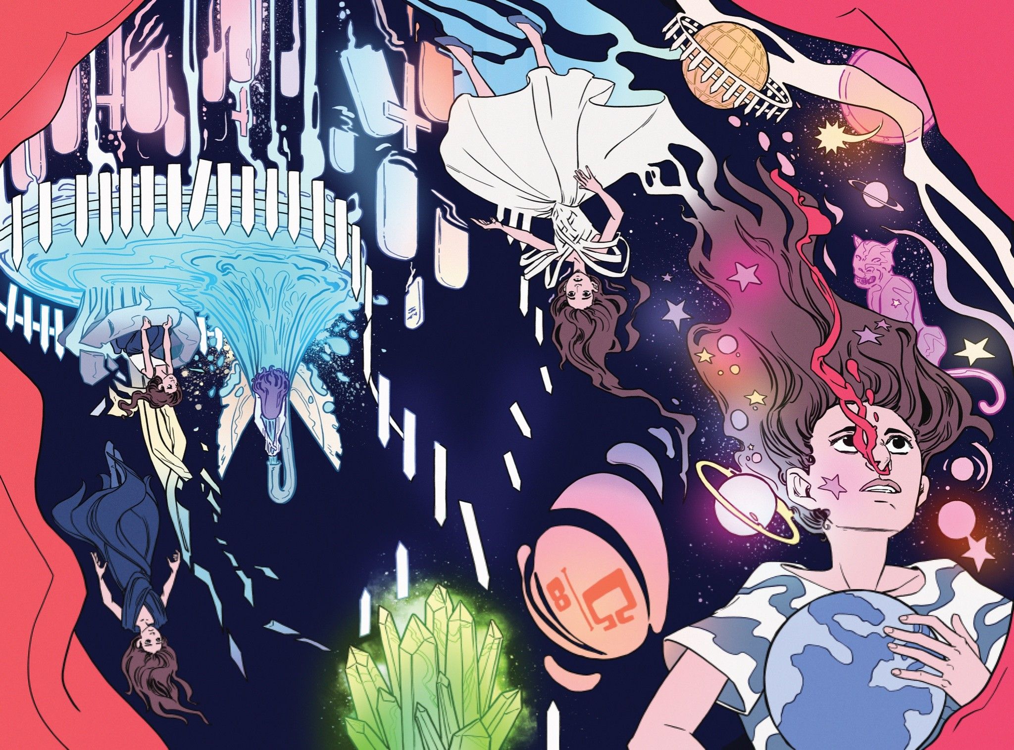 Página de Bad Dream apresentando uma sequência de sonho