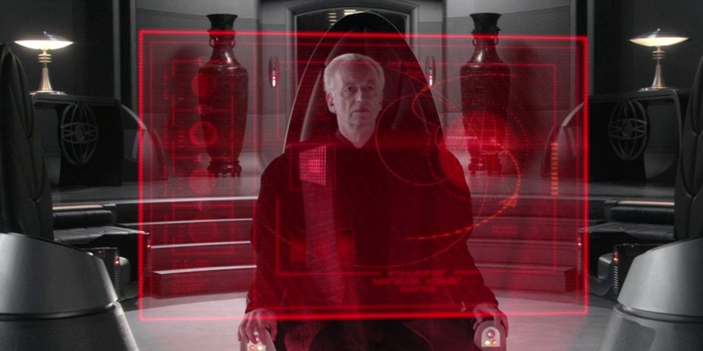 Palpatine's office in Revenge of the Sith.