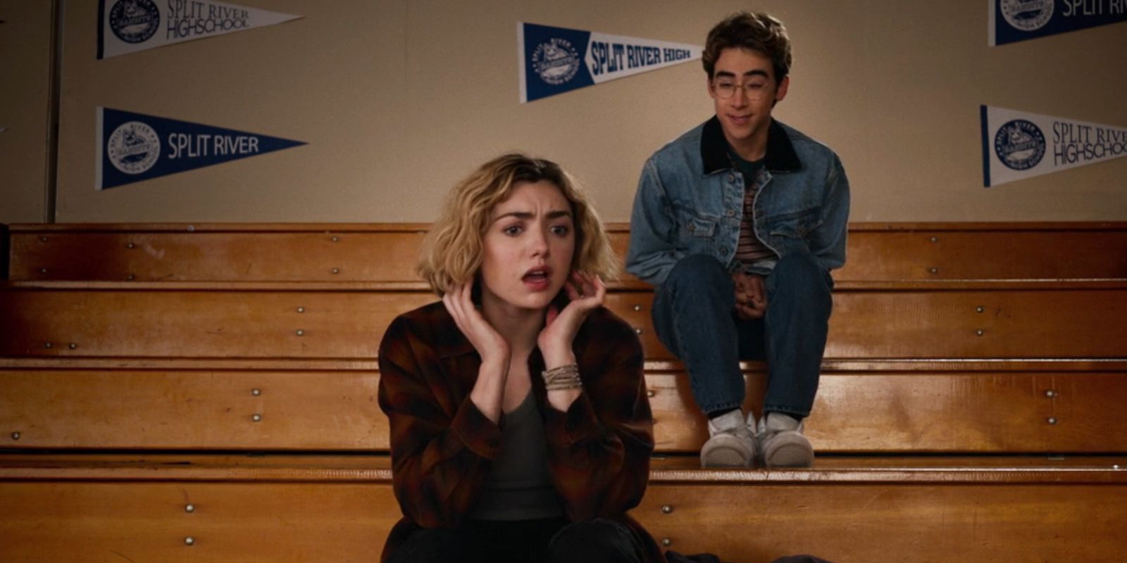 Peyton List and Nick Pugliese in School Spirits