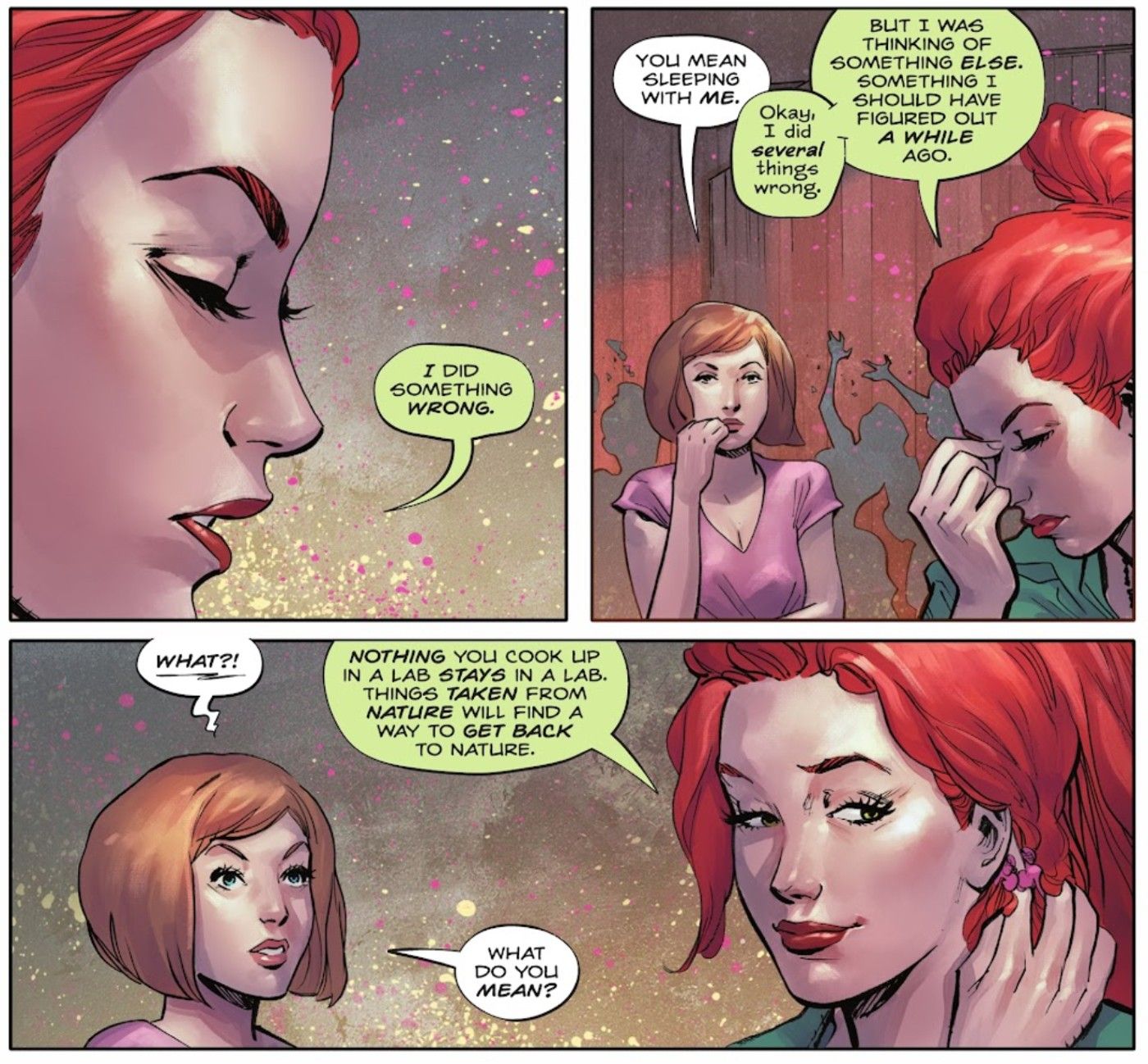 Poison Ivy Discusses Her Mistake with Her Roommate Janet