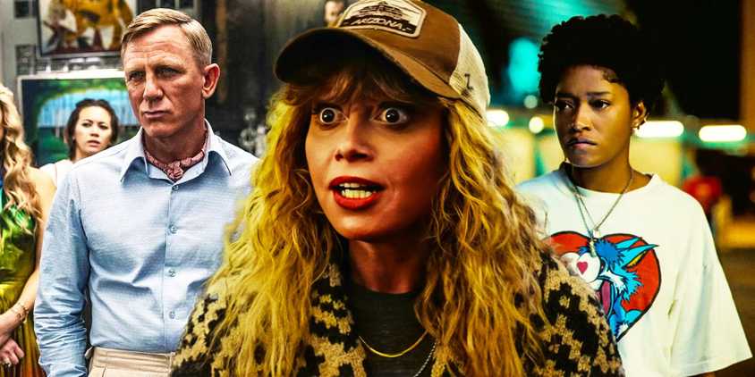 Daniel Craig in Knives Out, Natasha Lyonne in Poker Face, and Keke Palmer in Nope