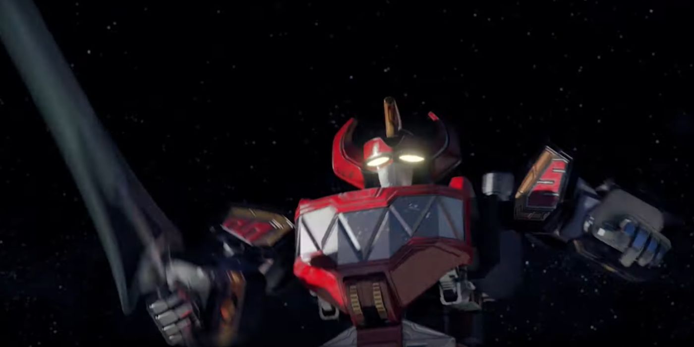 Power Rangers' Dino Megazord in the Mighty Morphin Once & Always reunion trailer