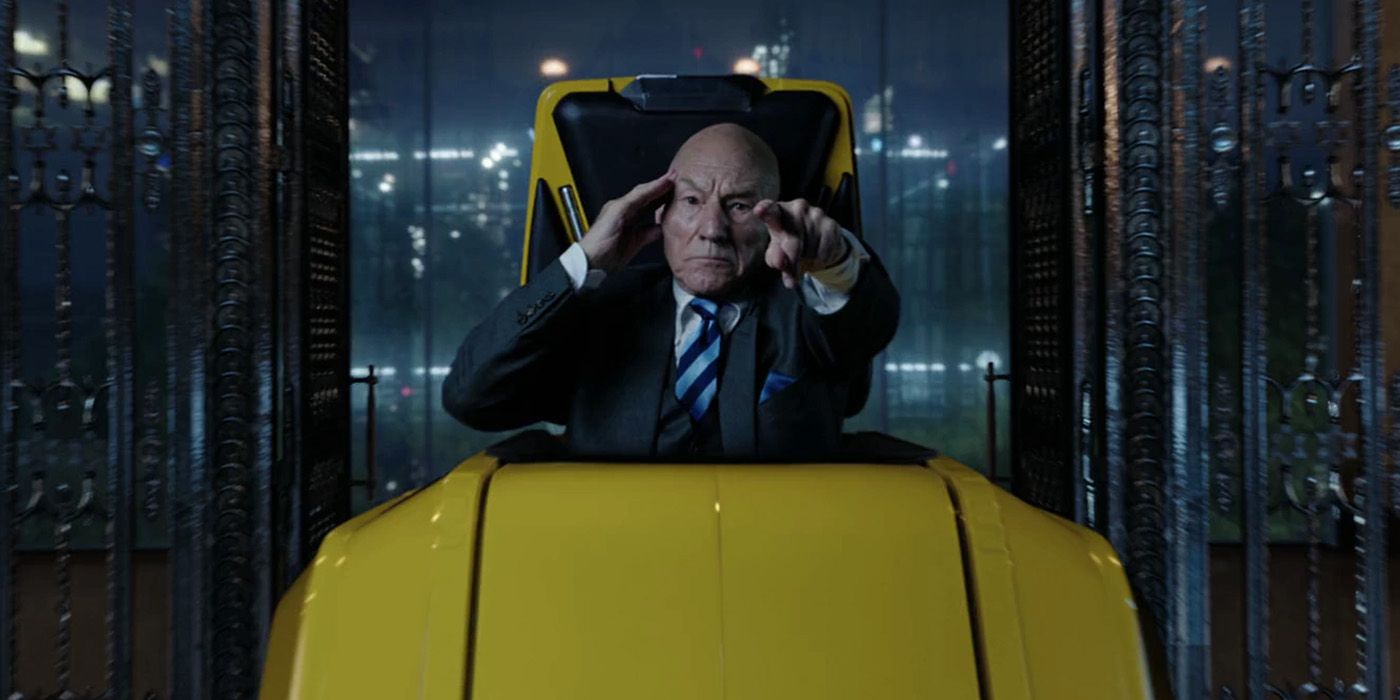 professor x played by patrick stewart in the mcu