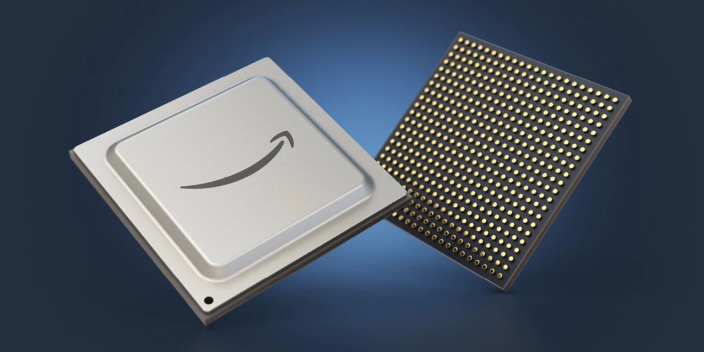 A photo of the Prometheus chip that will power Project Kuiper customer terminals