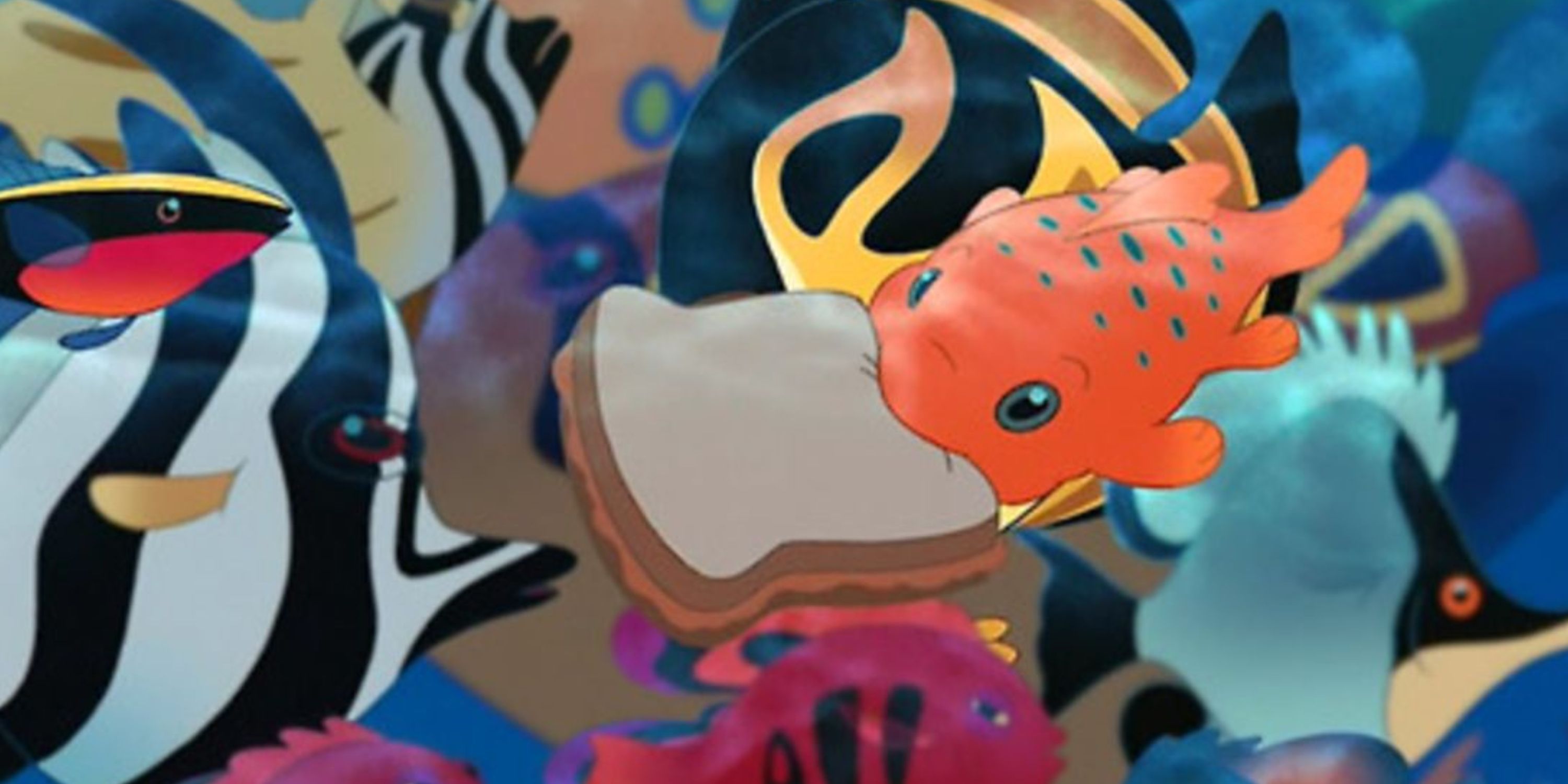 Pudge the fish with a sandwich in Lilo and Stitch (2002)