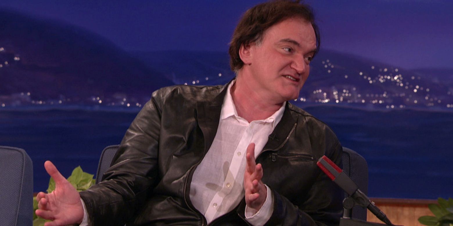Quentin Tarantino on the set of Conan