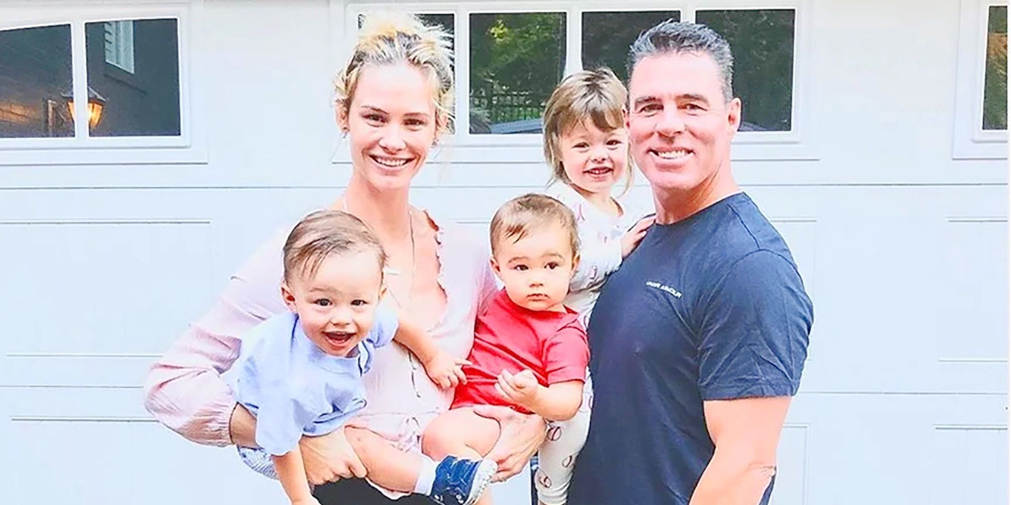 Real Housewives of Orange County's Meghan King and Jim Edmonds with their kids