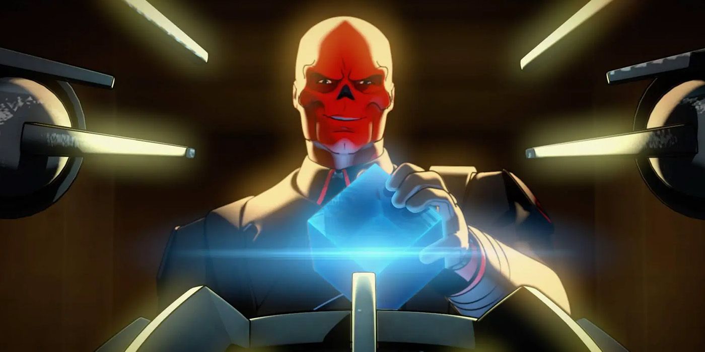 red skull with the tesseract in mcu what if