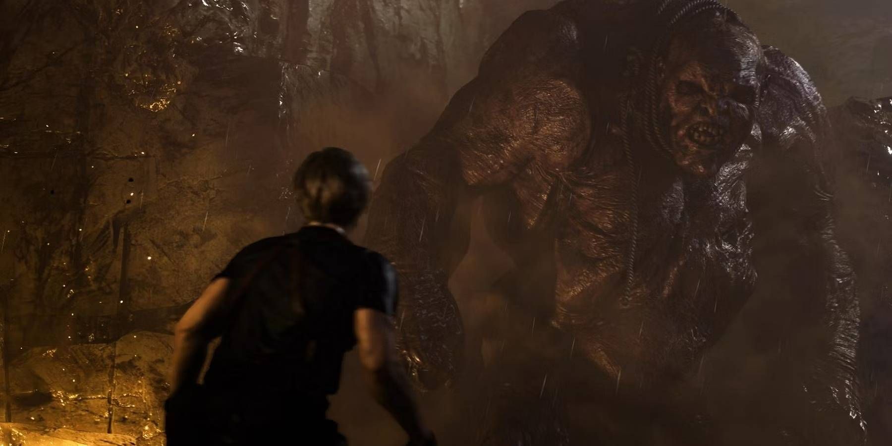 Resident Evil 4 Remake El Gigante Boss in Chapter 4 of Story within Quarry Area