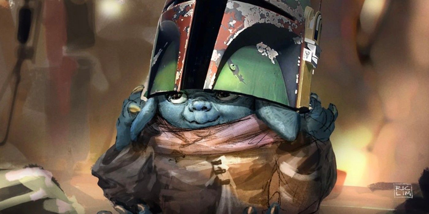 Richard Lim Baby Yoda Grogu Helmet Concept Art