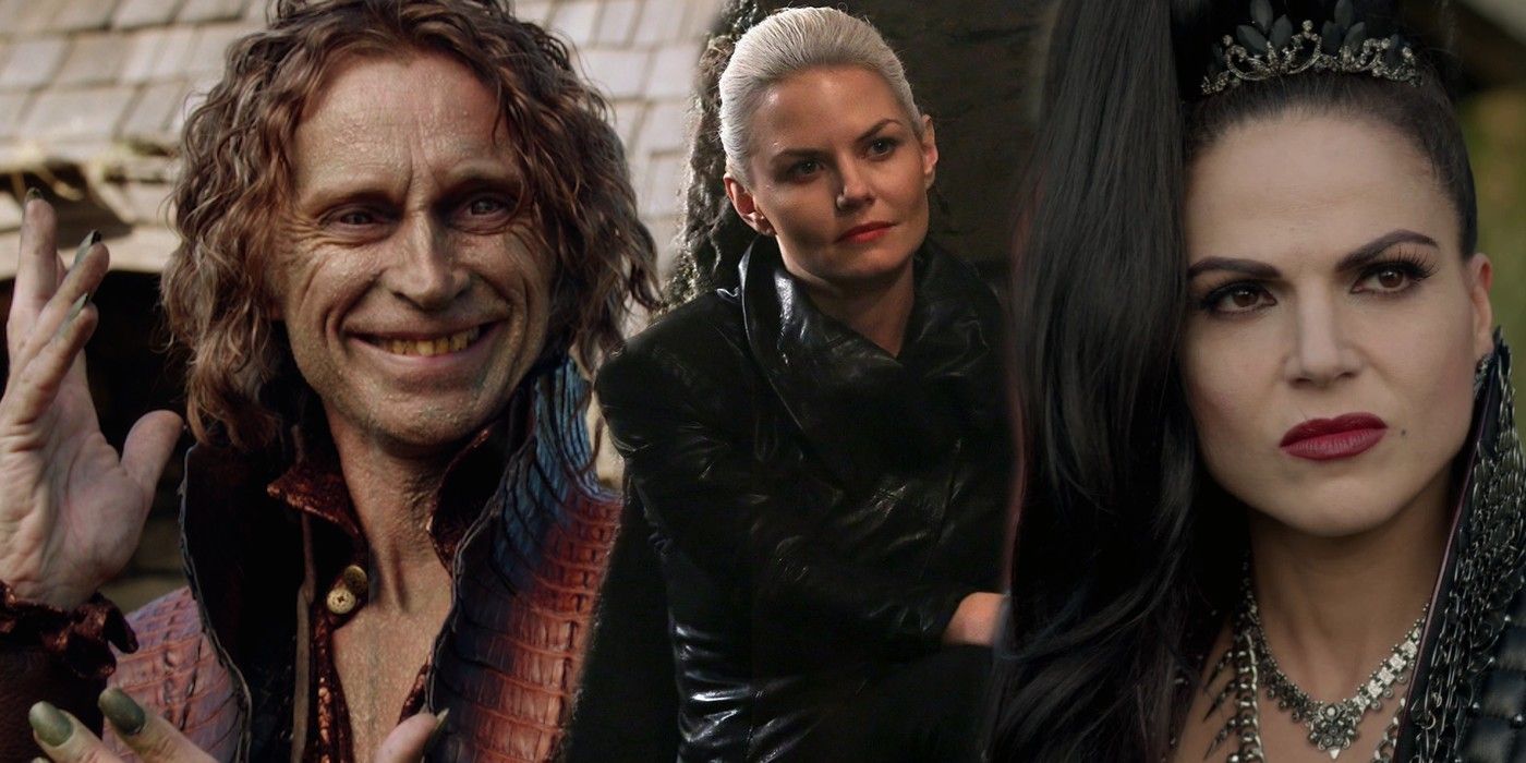 Rumplestiltskin, the Dark Swan, and the Evil Queen in Once Upon A Time