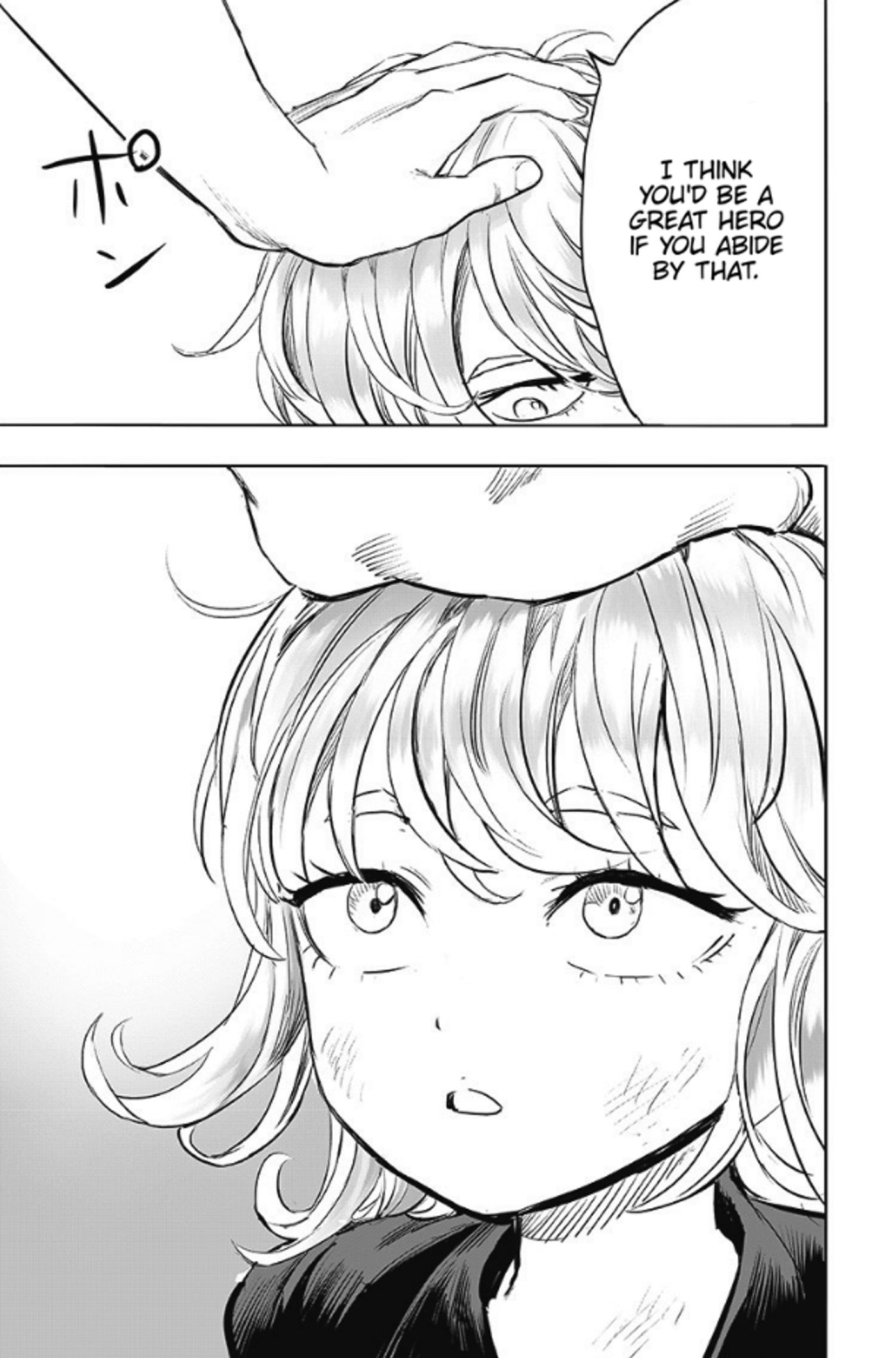 Saitama dá um tapinha na cabeça de Tatsumaki em One-Punch Man