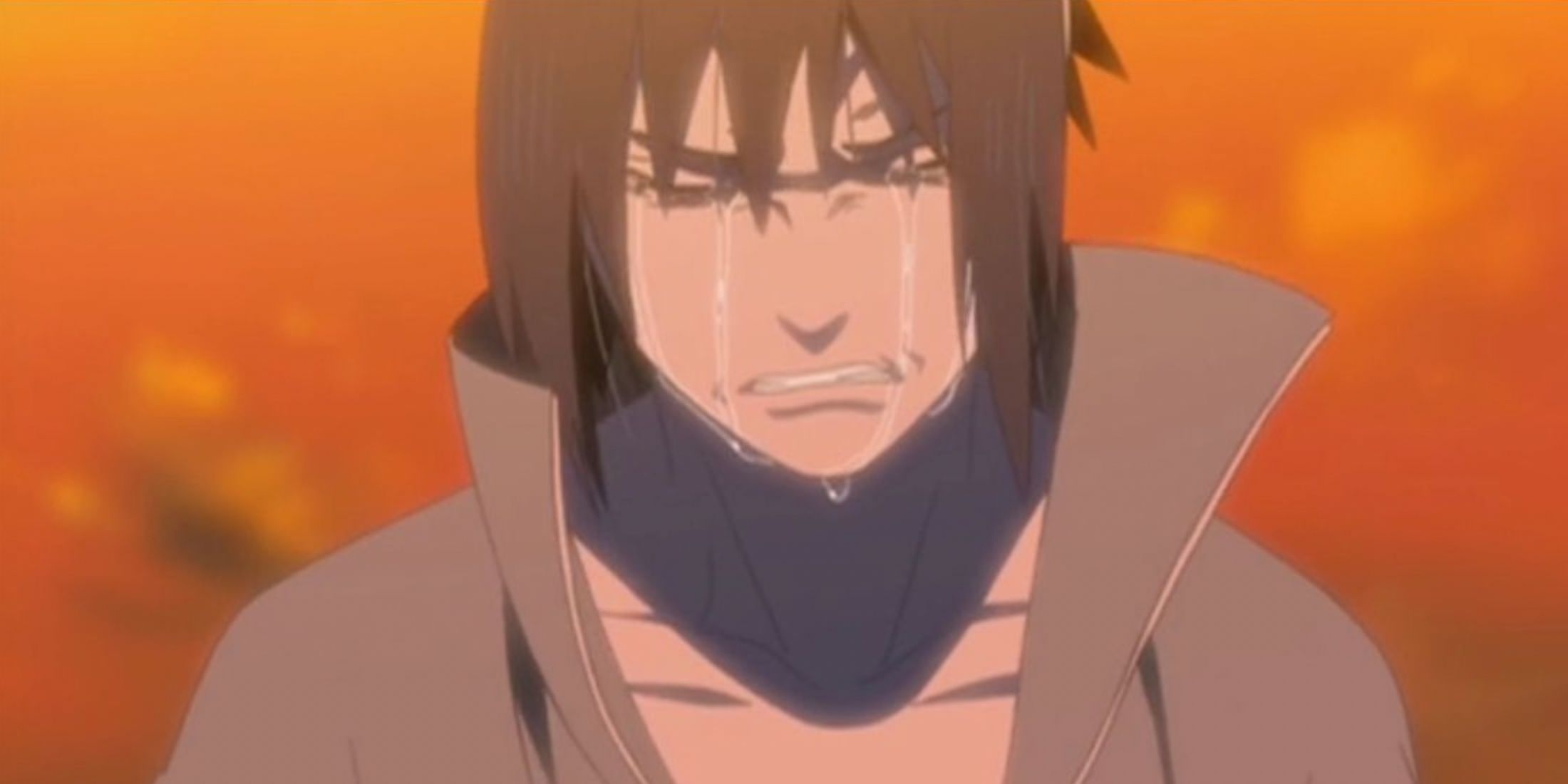 Sasuke cries in the Naruto Shippuden episode Truth