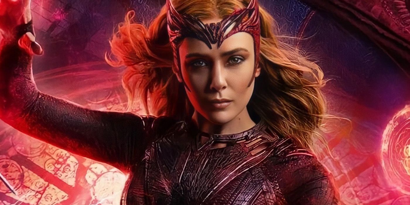 scarlet witch played by elizabeth olsen in the mcu