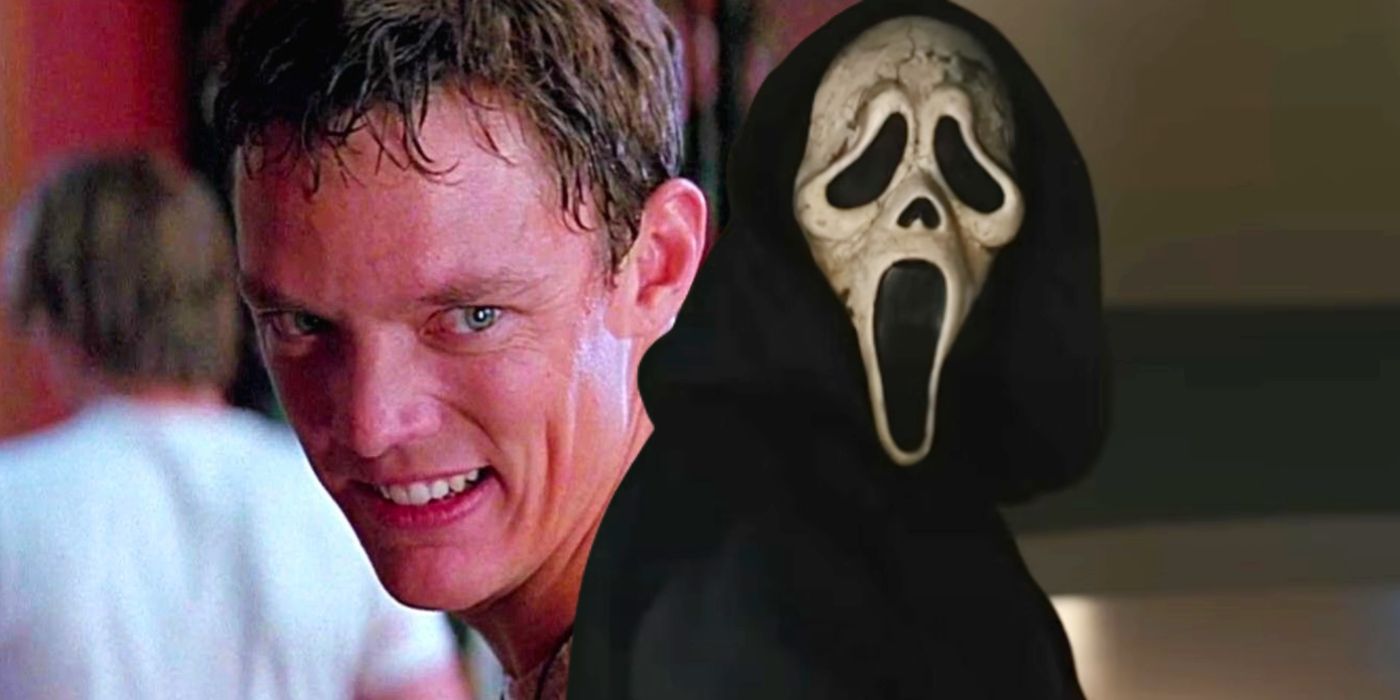Matthew Lillard as Stu and Ghostface in Scream 6.