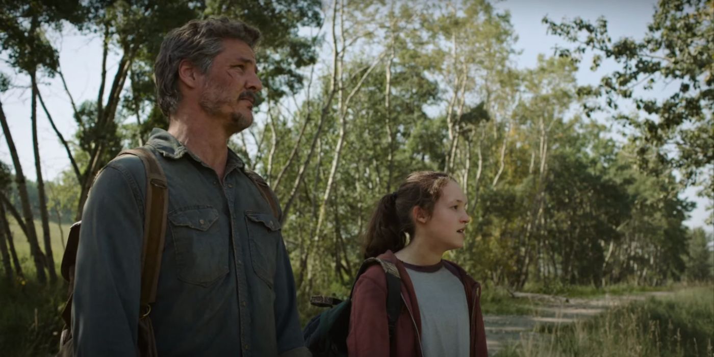 Ellie and Joel in The Last of Us