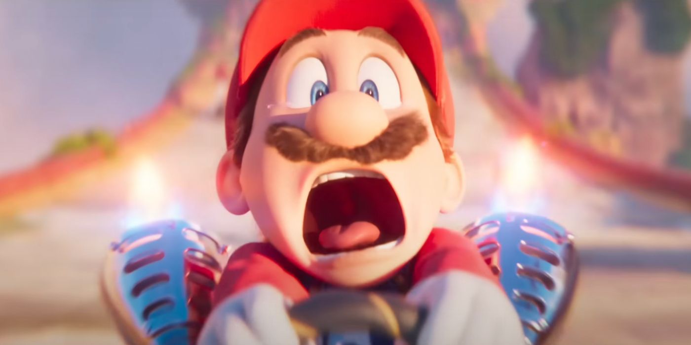 Mario hurle dans le film Super Mario Bros.