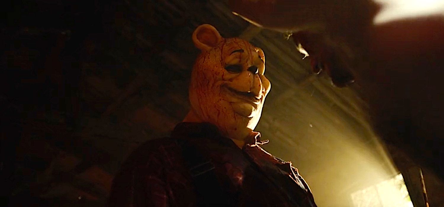 Winnie-the-Pooh: Blood and Honey blood on Pooh's face