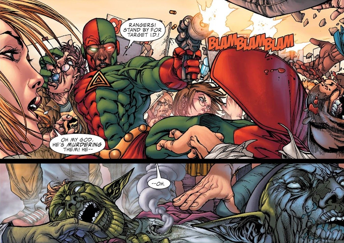 invasão secreta homem 3-d skrulls