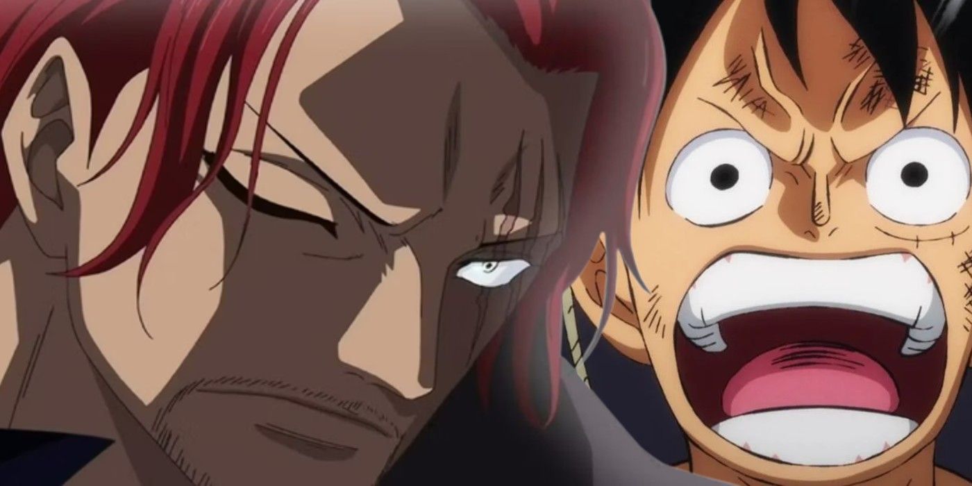 Shanks and Luffy Shocked