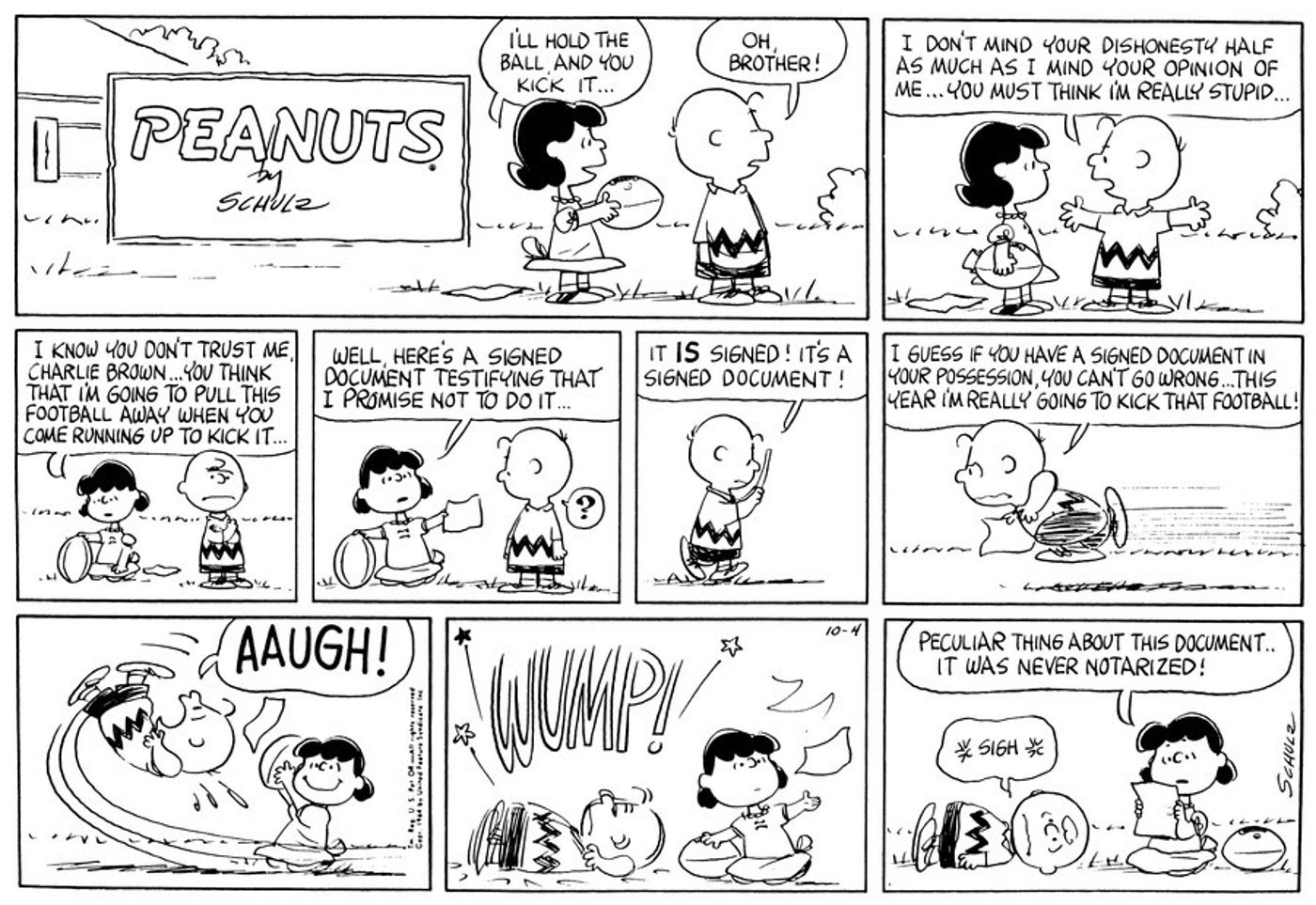 The 10 Best Charlie Brown & Lucy Football Gags - IMDb