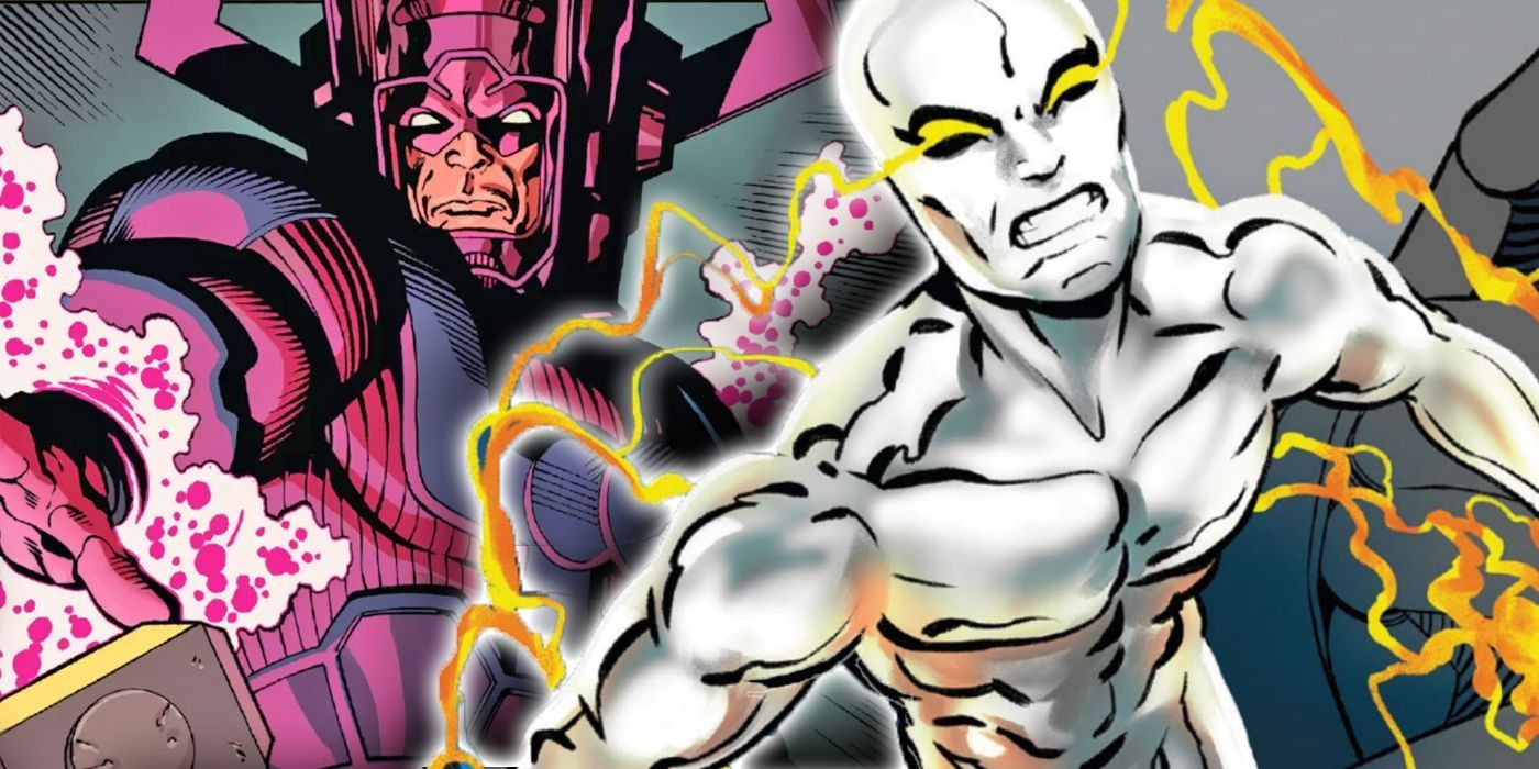 Silver Surfer and Galactus. 