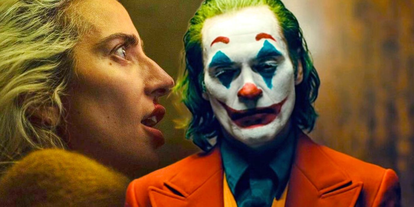 Joaquin Phoenix as Joker and Lady Gaga as Harley Quinn in Musical Sequel