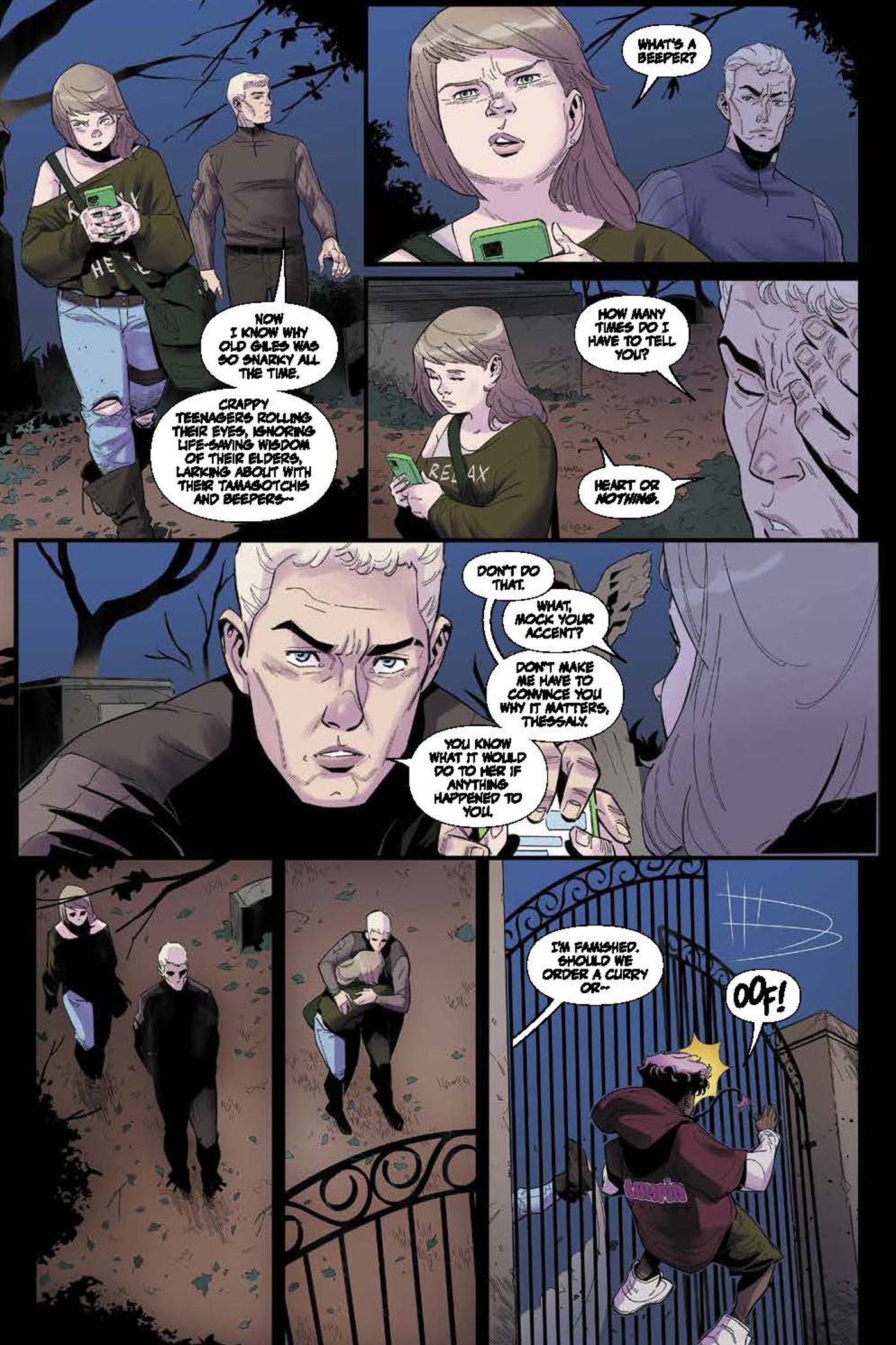 Spike treina a filha de Willow e Tara em Buffy the Last Vampire Slayer
